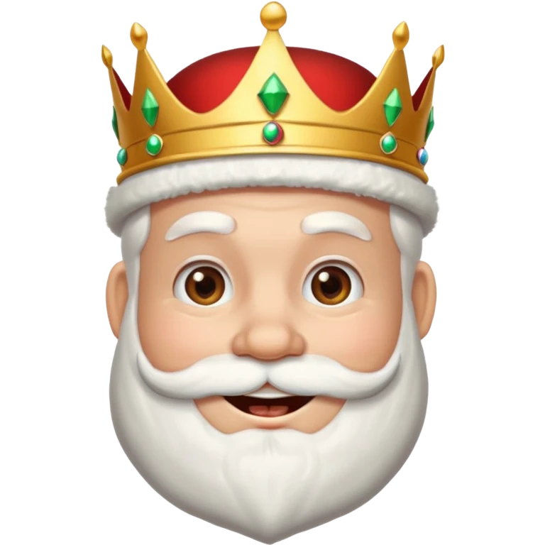 santa with crown emoji