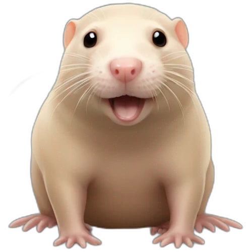 naked mole rat emoji
