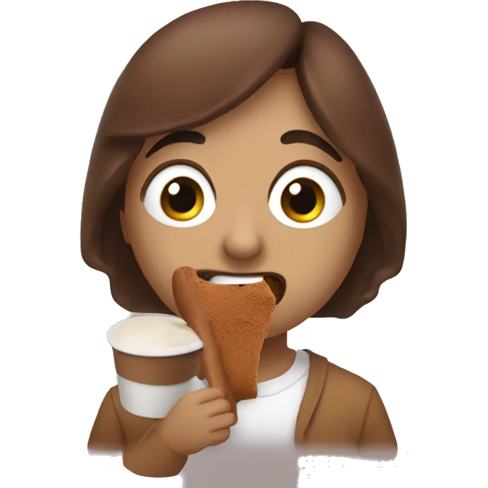 Me eating cinnamon emoji