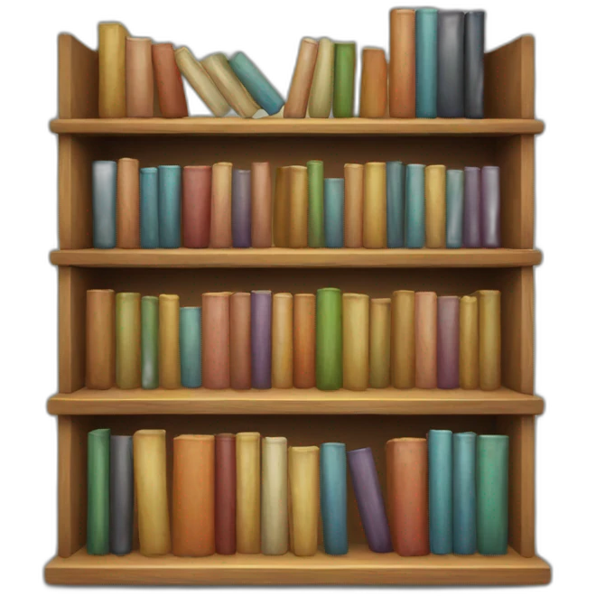Book shelf emoji