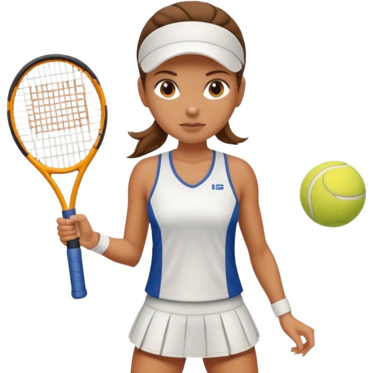 female tennis player emoji