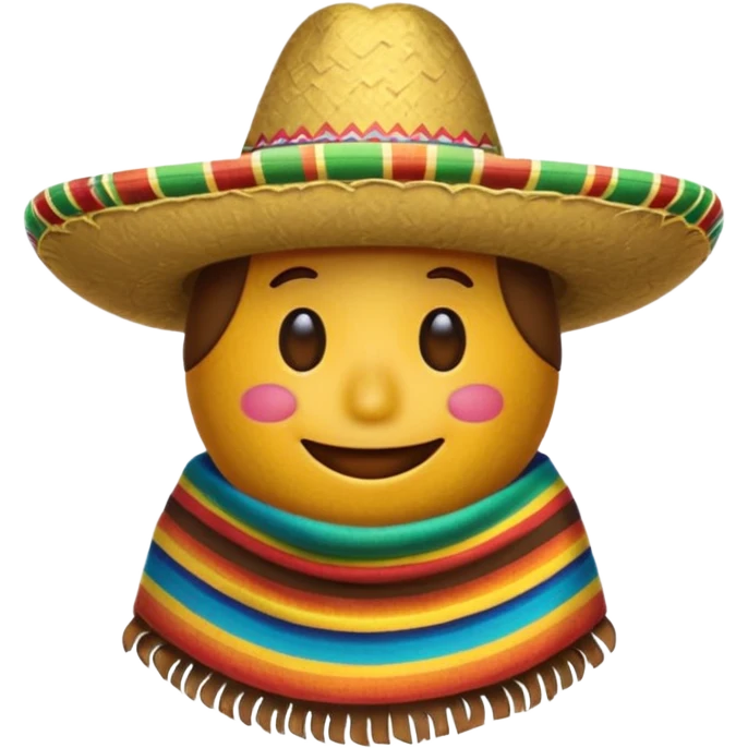 Poop emoji wearing sombrero and serappi emoji