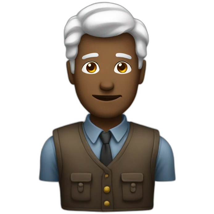 man in steam emoji