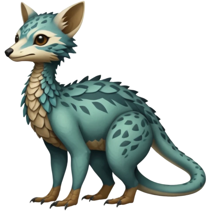 Modern Realistic Rare Fantasy Vernid-Trico-species by LiLaiRa full body emoji