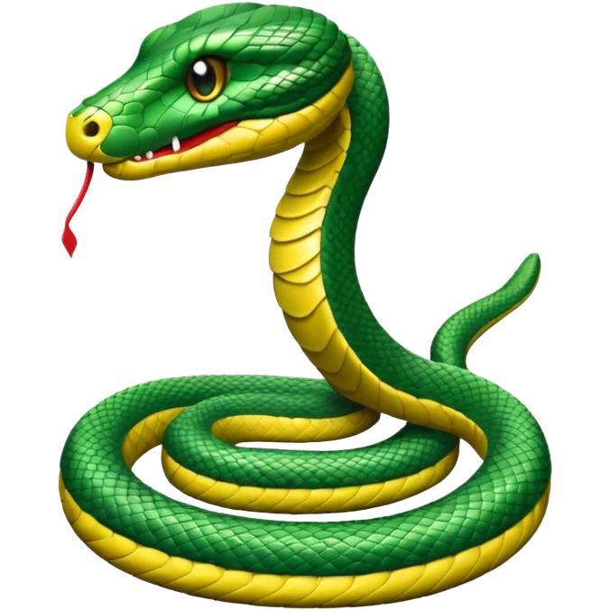 Snake with bow tie emoji