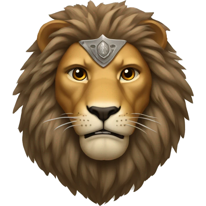 a warrior lion emoji