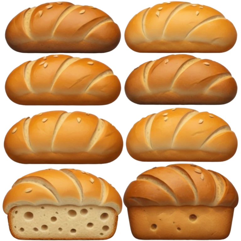 bread selection emoji
