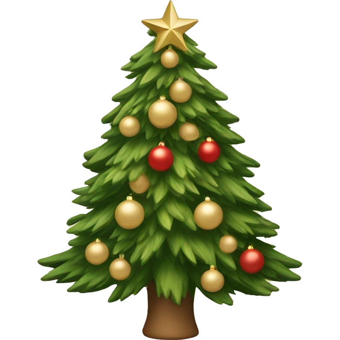 Christmas tree beige  emoji