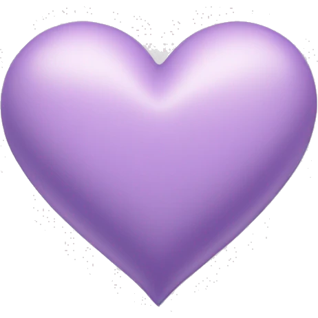 Pastel Purple Heart  emoji