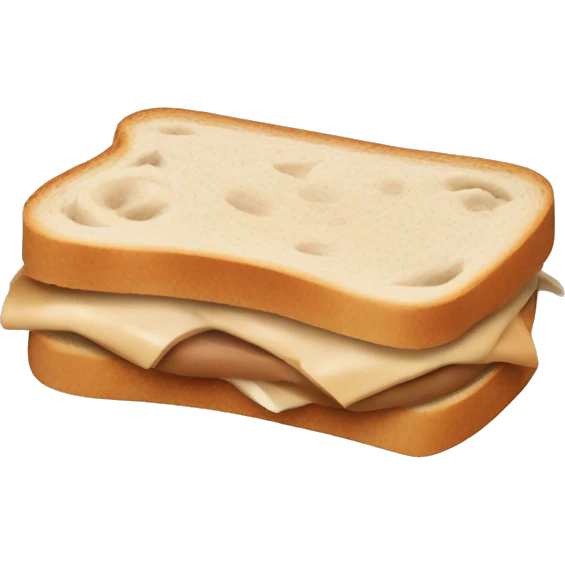 Peanut butter and tuna sandwich  emoji
