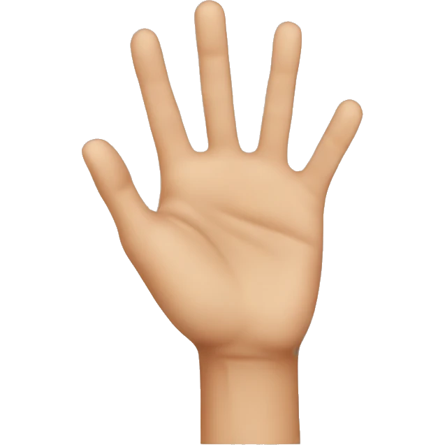 hand round neck emoji