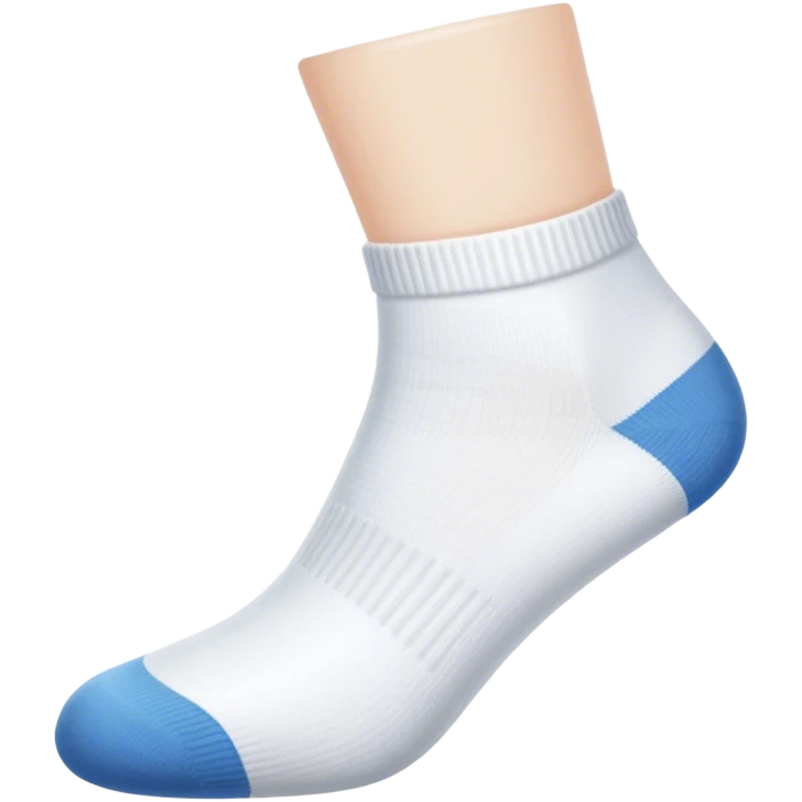 A maid white sock emoji
