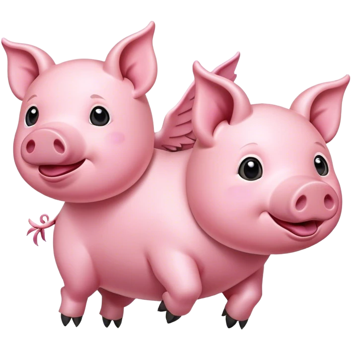 flying pigs  emoji