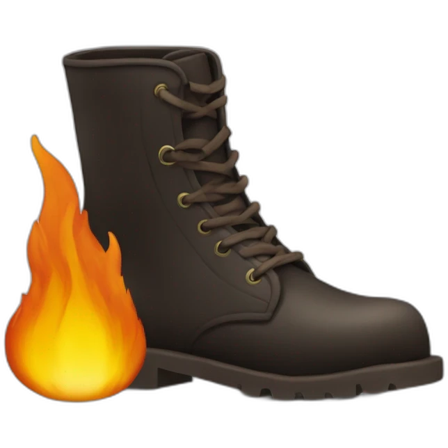 Pieds enflammé  emoji