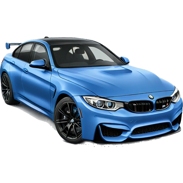 blue M4 Competition 4 door emoji