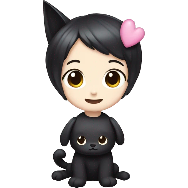 kuromi heart emoji