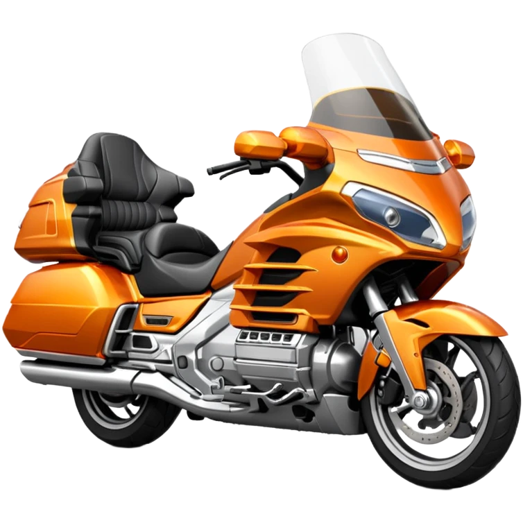 Orange goldwing Motorcycle emoji