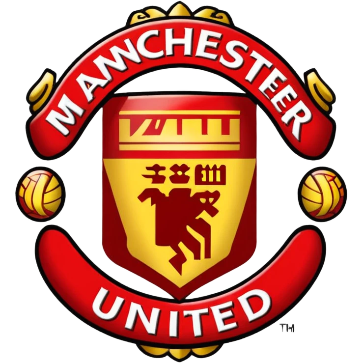 Manchester United logo  emoji