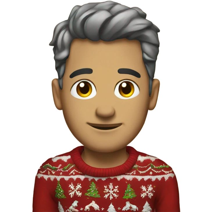 Real Ugly Christmas sweater emoji