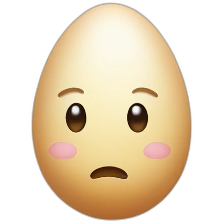egg with face  emoji