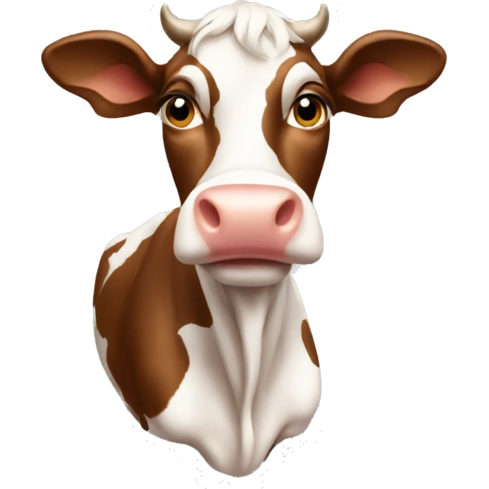 rich cow emoji