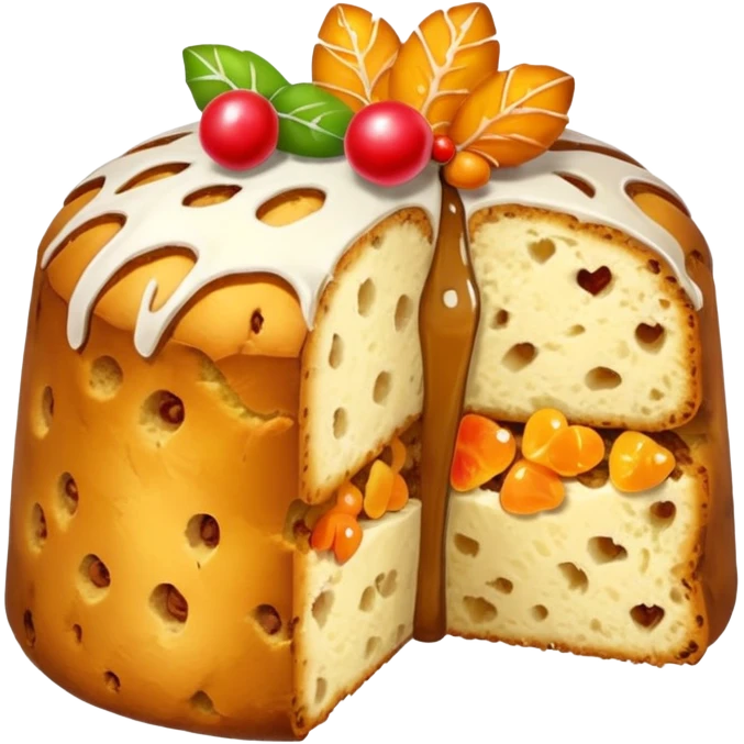 slice of panettone emoji