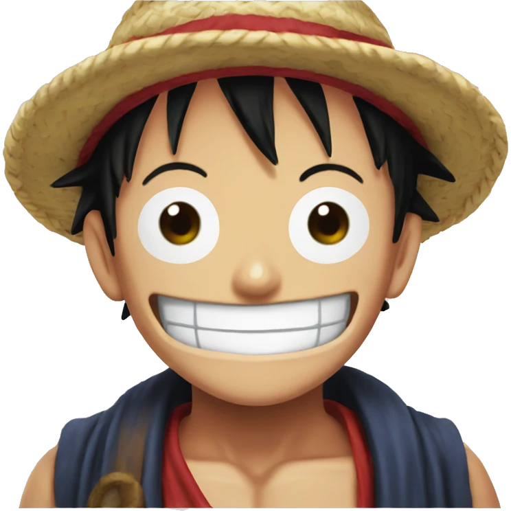 luffy from one piece emoji