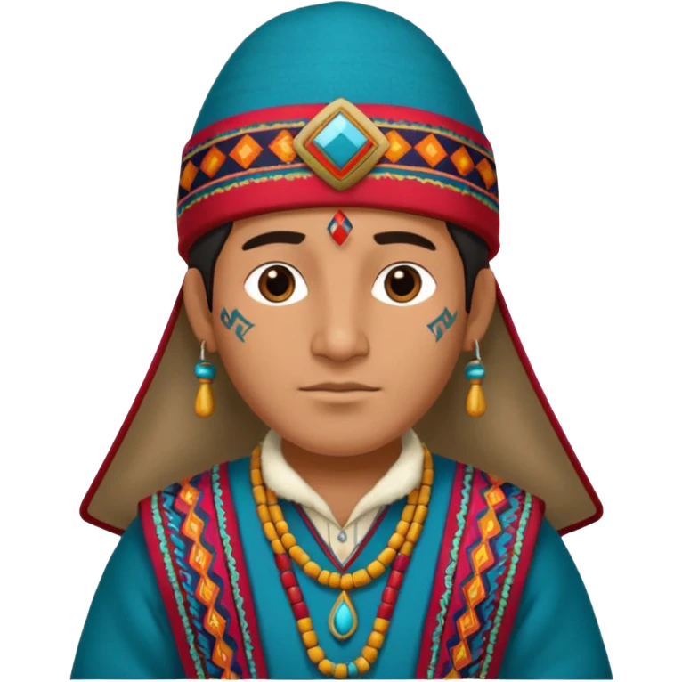 andean man with andean details emoji
