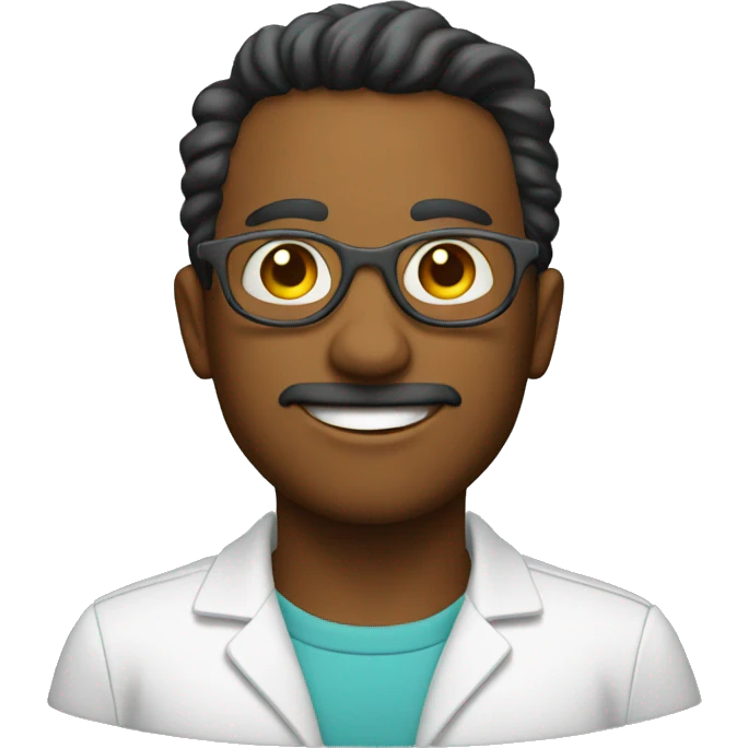 Psicólogo sorrindo emoji