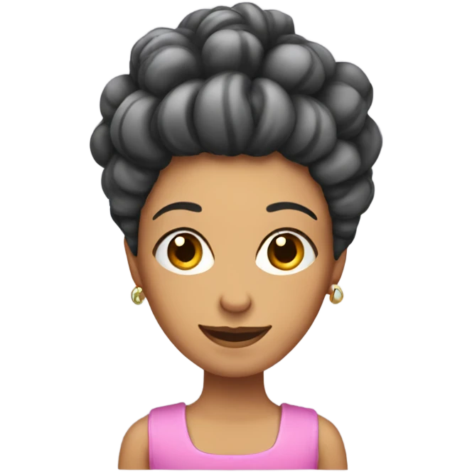 lady with rollers emoji