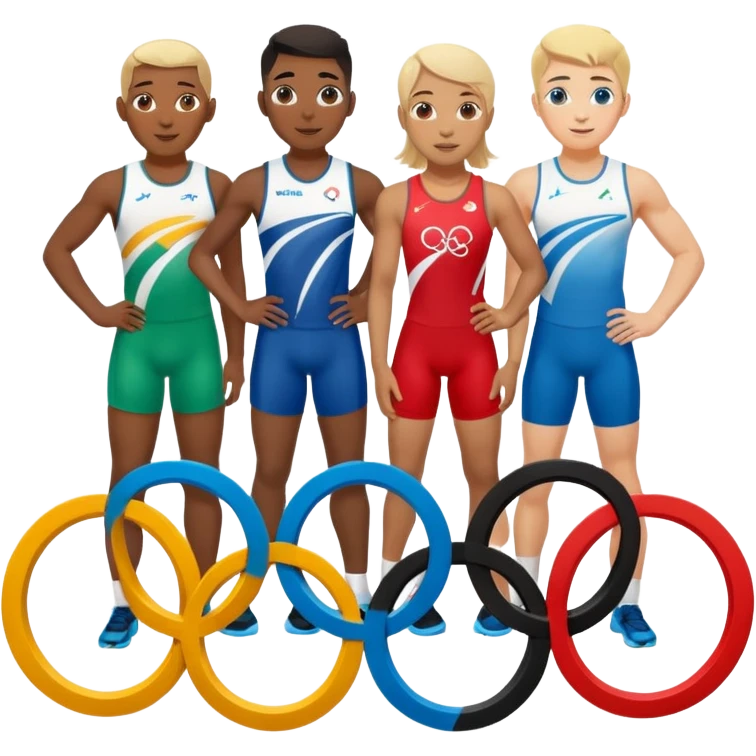 paralympic games avec les anneaux emoji