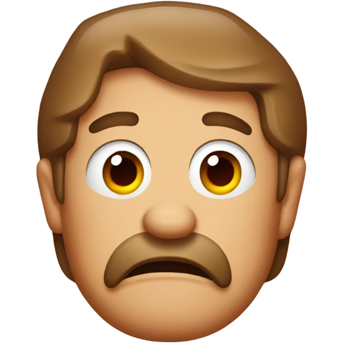 Meatloaf with crossed eyes emoji