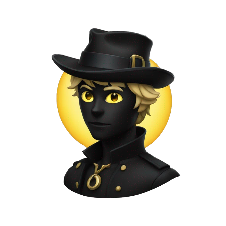 Chat noir emoji
