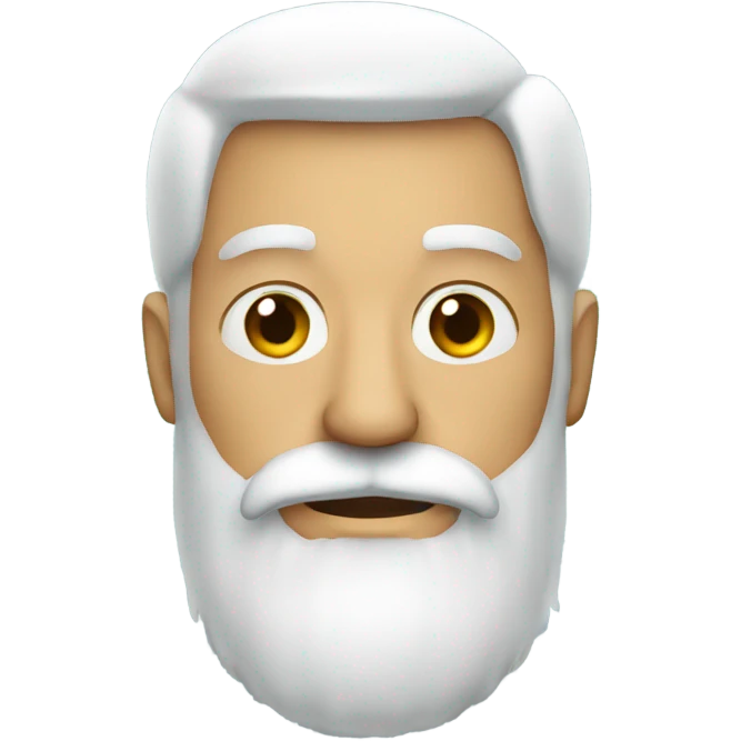 a man with a white beard with a parrot emoji