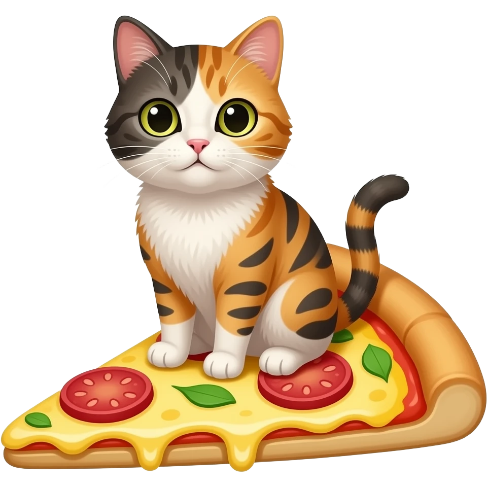 pineapple pizza cats! emoji