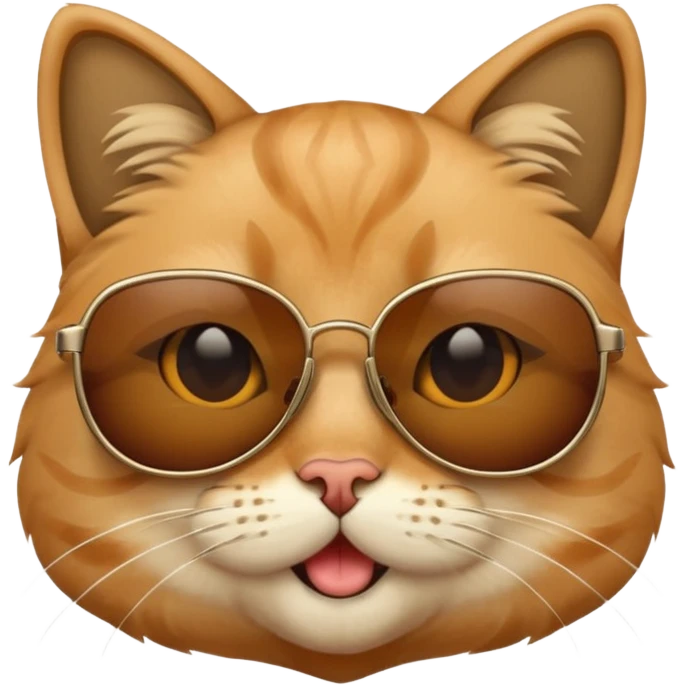 Cat wearing sunglasses emoji
