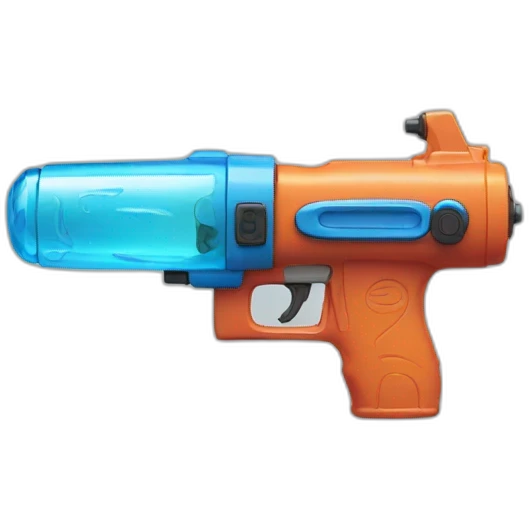 they with a water gun emoji