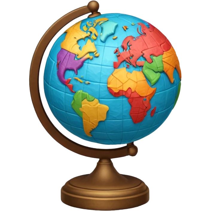 Papier-Mâché Globe emoji