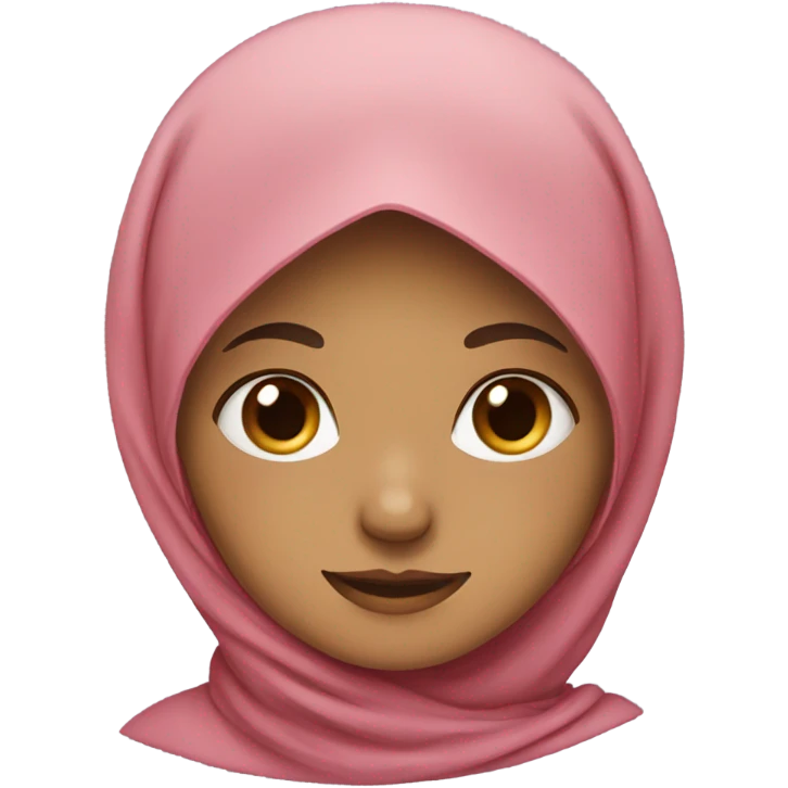 A girl wearing a hijab emoji