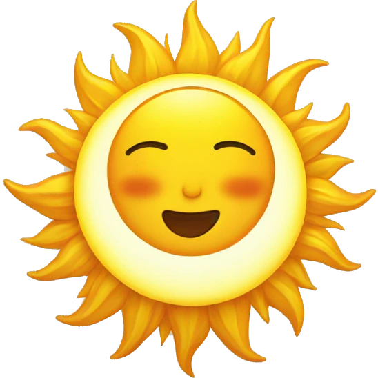 Sun to Sun emoji