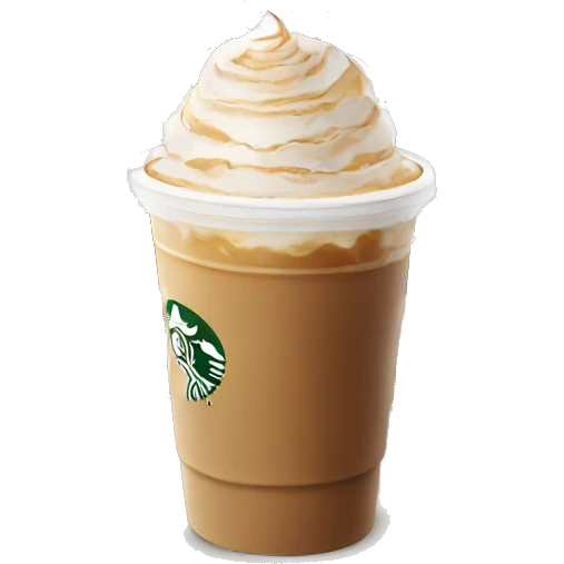 Iced pumpkin spice latte Starbucks  emoji