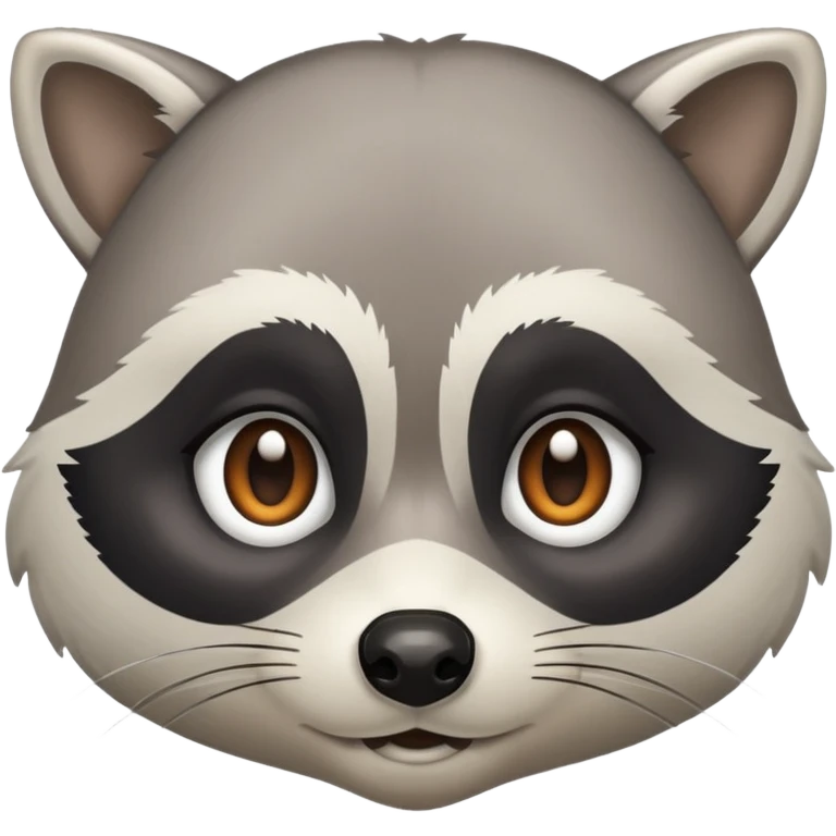 Raccoon Eyed Face emoji