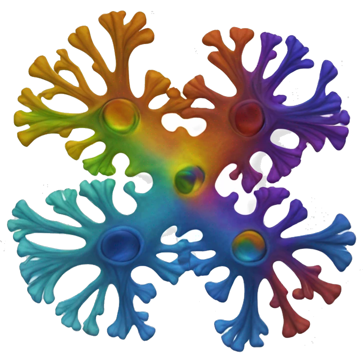 multi-color fractal with the word "Pro³" in it emoji