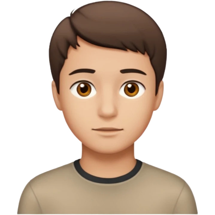 это должен быть юноша, и глаза более коричневыми сделай emoji