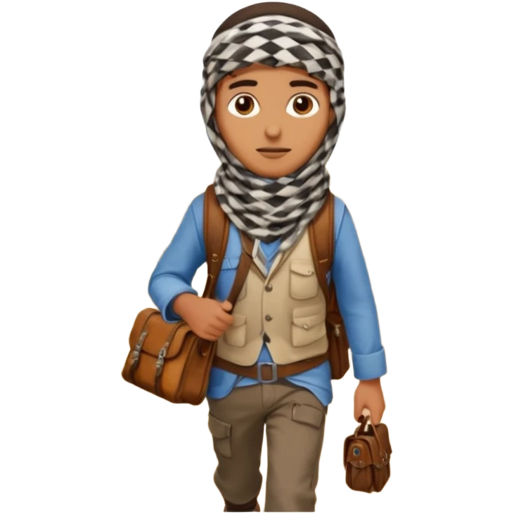 Desert Nomad Traveler emoji