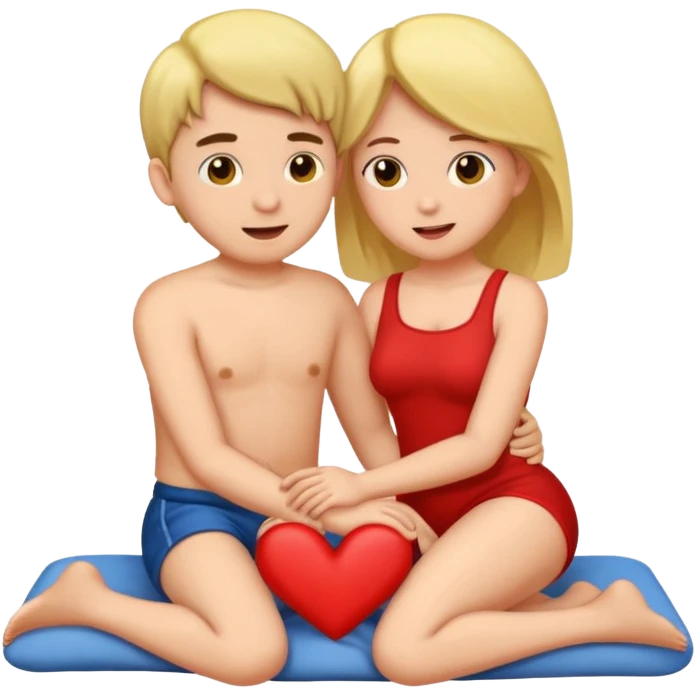 Boy and girl having sex emoji