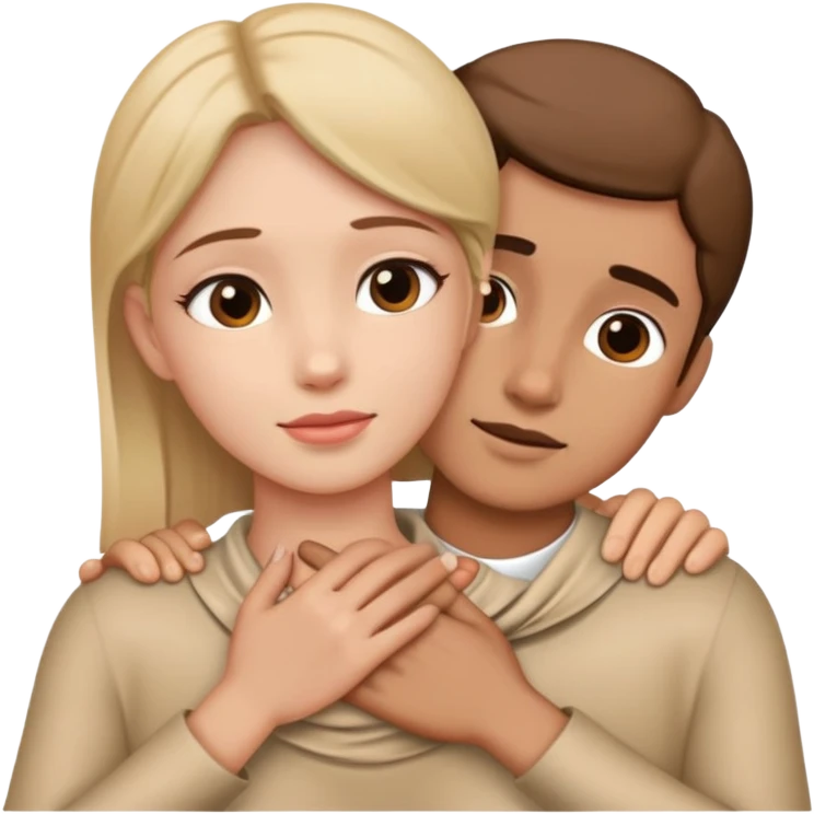 Hands around your neck  emoji