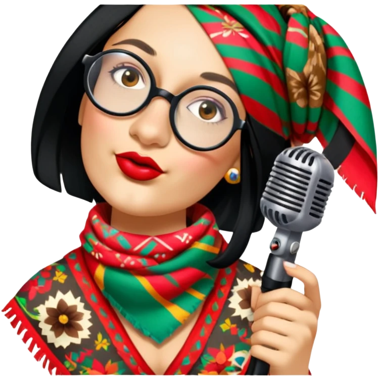 Colorful Singer emoji