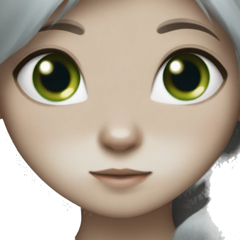 blue eyes grey kitten and brown hair green eyes girl hugs emoji