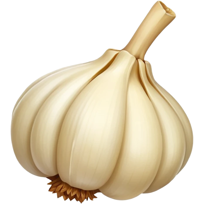 peeled garlic only one clove  emoji
